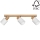 Foco TREEHOUSE 3xE27/25W/230V carvalho - certificado por FSC