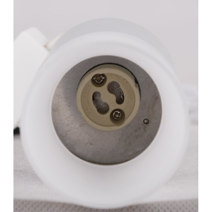 Foco TUBA 1xGU10/15W/230V cinzento/branco