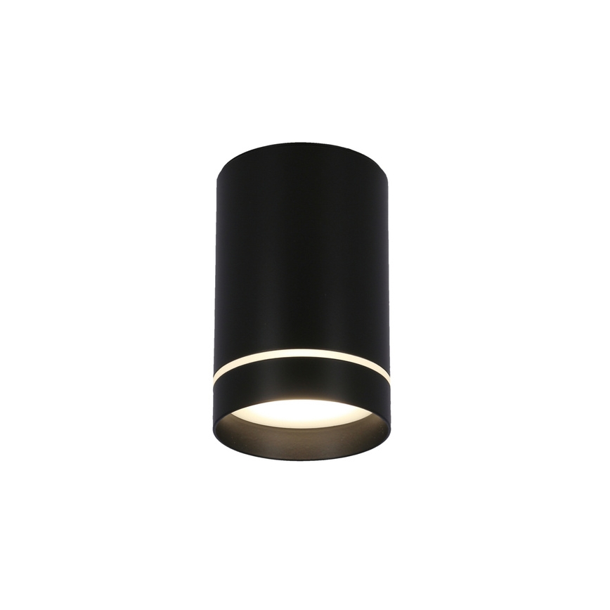 Foco TUBA 1xGU10/15W/230V preto