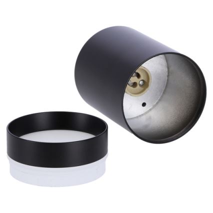 Foco TUBA 1xGU10/15W/230V preto