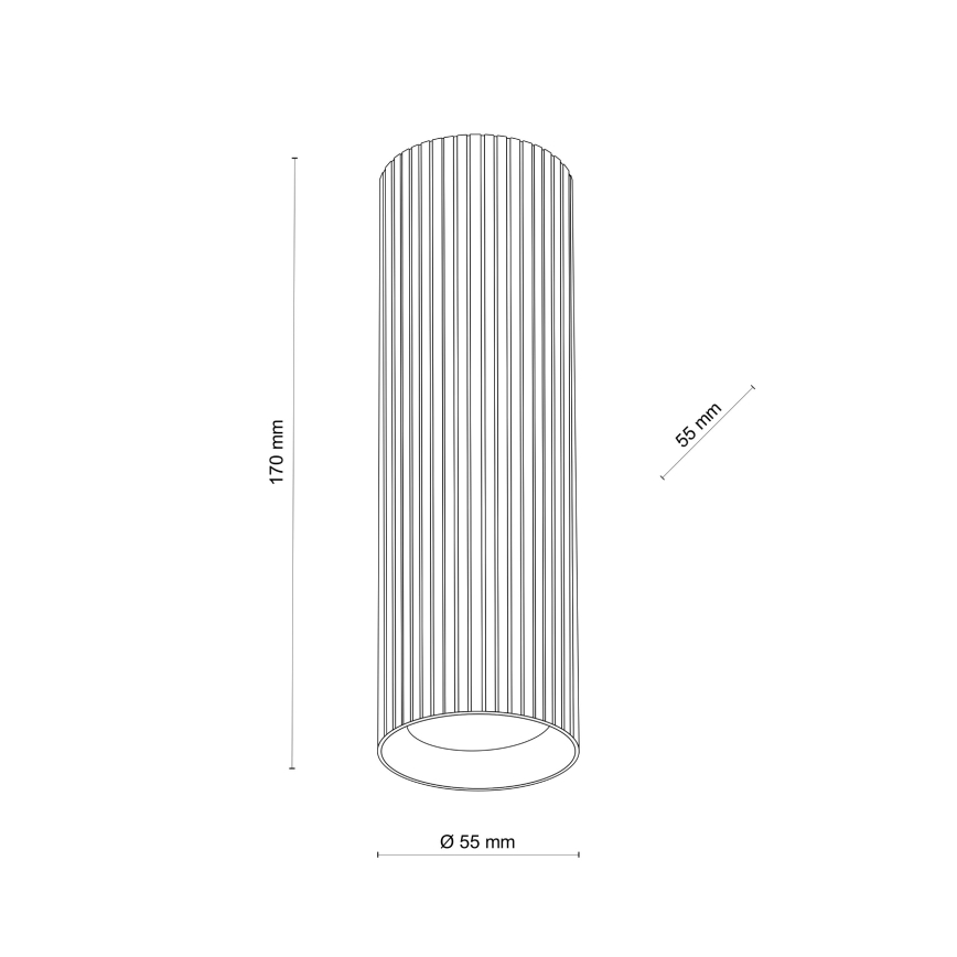 Foco TUNE M 1xGU10/10W/230V 17 cm branco