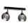 Foco UNO WOOD 2xE27/60W/230V preto/castanho