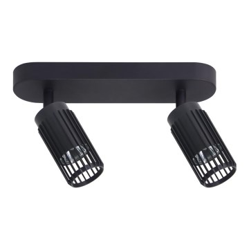 Foco VERTICAL 2xGU10/8W/230V preto