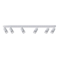 Foco VERTICAL 6xGU10/8W/230V branco