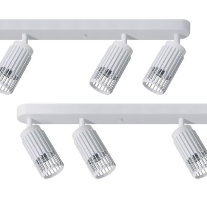 Foco VERTICAL 6xGU10/8W/230V branco