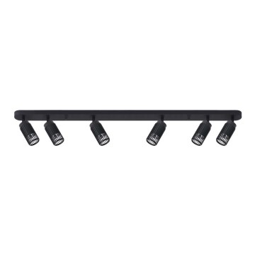 Foco VERTICAL 6xGU10/8W/230V preto