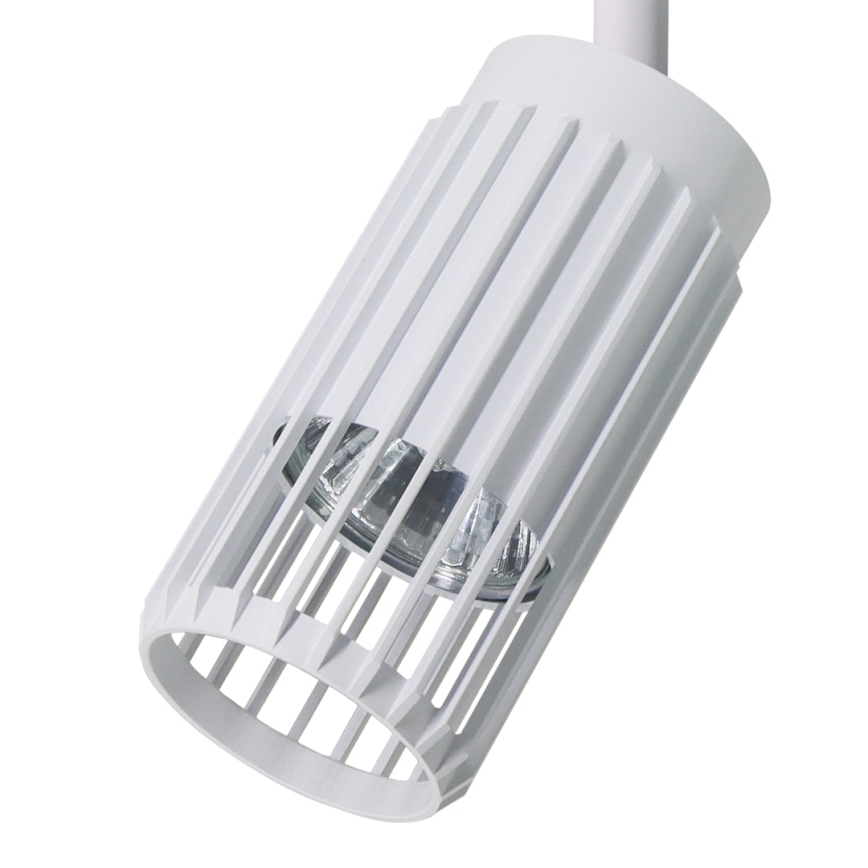 Foco VERTICAL para sistema de carril 1xGU10/8W/230V branco
