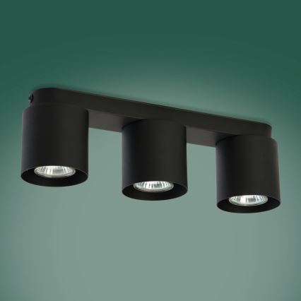 Foco VICO BLACK 3xGU10/10W/230V