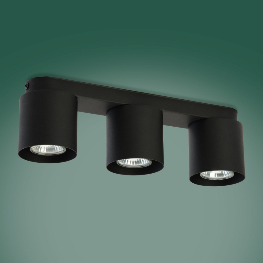 Foco VICO BLACK 3xGU10/10W/230V