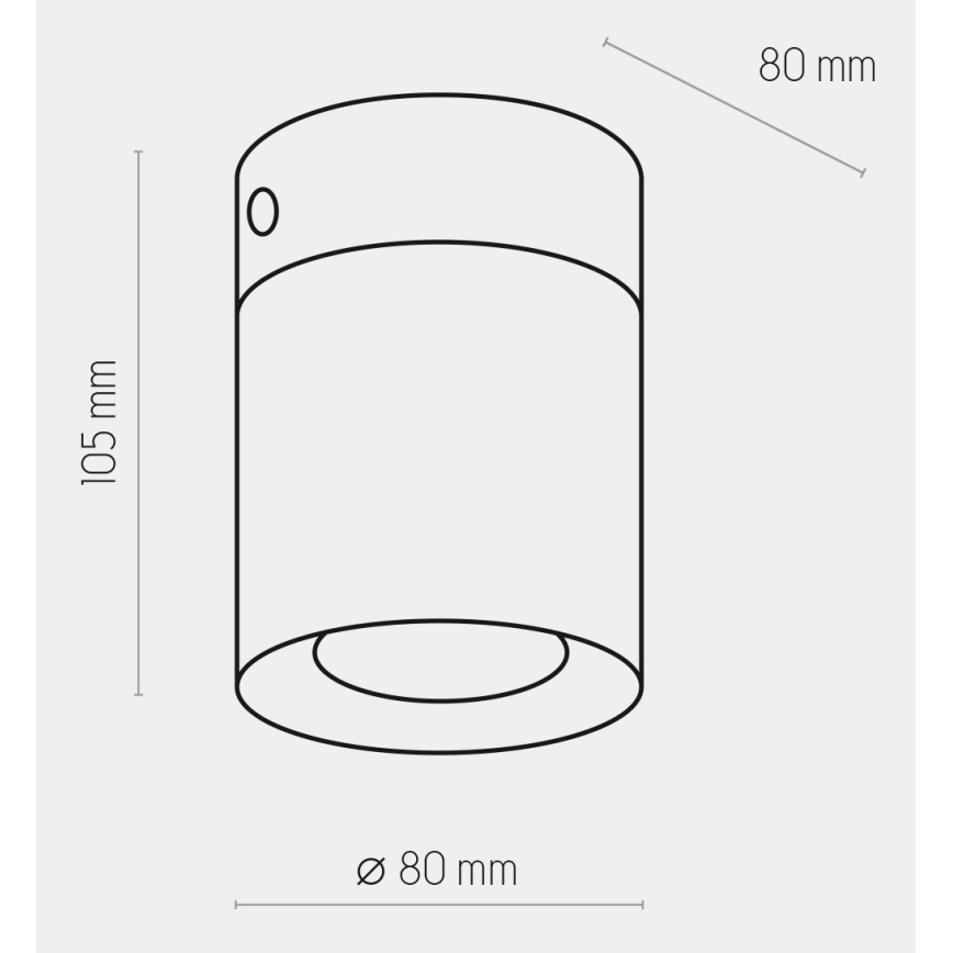 Foco VICO WHITE 1xGU10/10W/230V