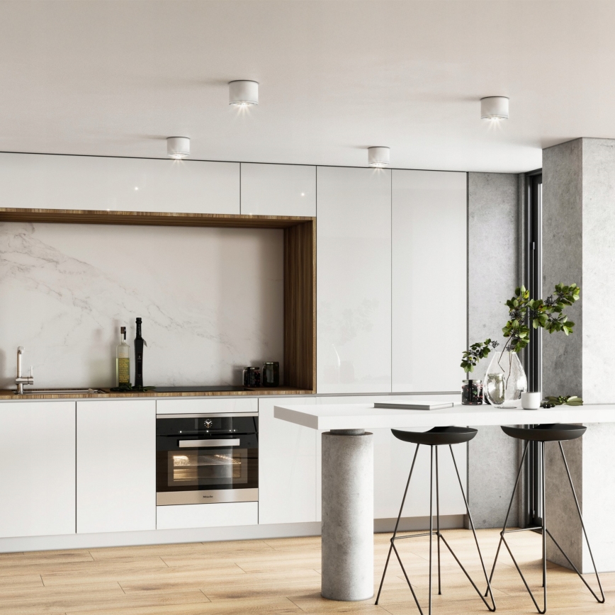 Foco VIVO 1xGX53/10W/230V 10 cm branco