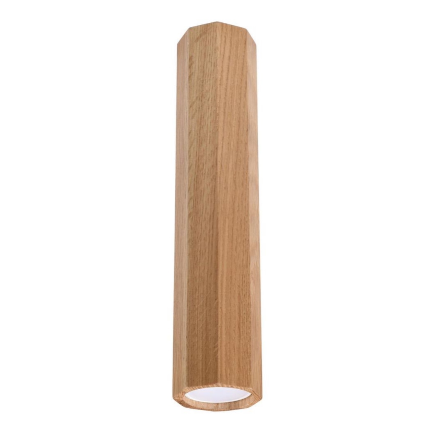 Foco ZEKE 1xGU10/40W/230V 30 cm carvalho