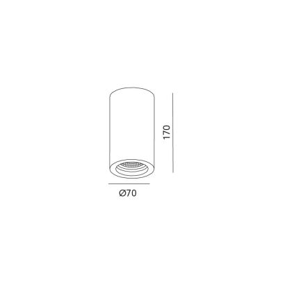 Focode teto STOA 1xGU10/35W/230V