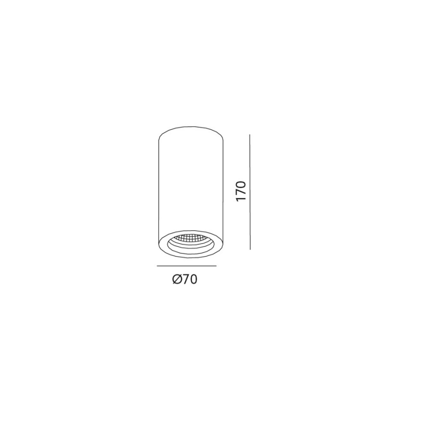 Focode teto STOA 1xGU10/35W/230V