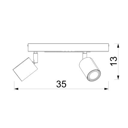 Focos de luz para crianças FUN 3xGU10/8W/230V rosa/elefante