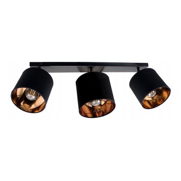 Focos SOFIA 3xE27/60W/230V preto