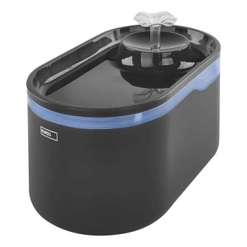 Fonte de água inteligente para animais 2,6 l/5V cinzento Wi-Fi