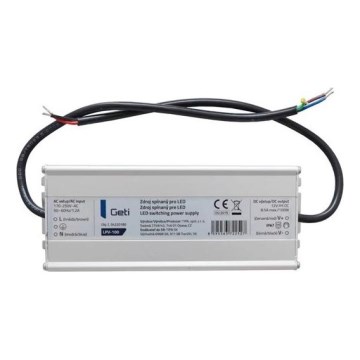 Fonte de alimentação comutada para fitas LED 100W/12V IP67