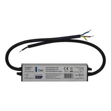 Fonte de alimentação comutada para fitas LED 12W/12V IP67