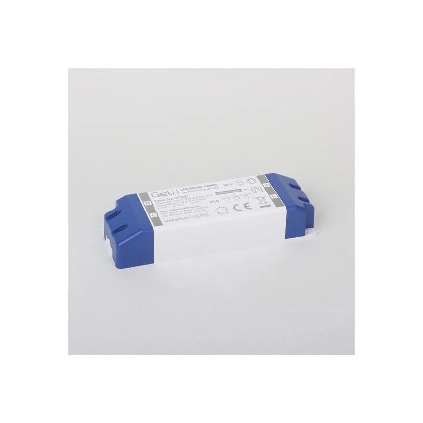 Fonte de alimentação comutada para fitas LED 80W/12V IP20