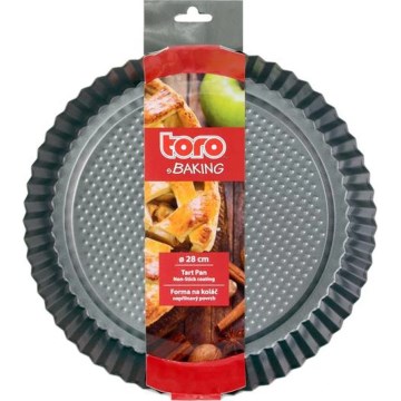 Forma para tarte TORO 28 cm preta