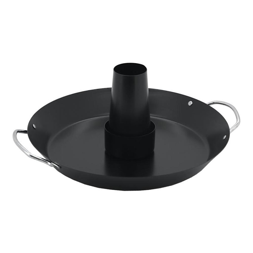 Frigideira com suporte para assar frangos 30 cm