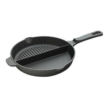 Frigideira para grelhador com dois compartimentos 25 cm