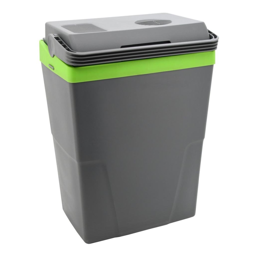 Frigorífico de carro portátil 22 l 55W/12V/230V cinzento/verde