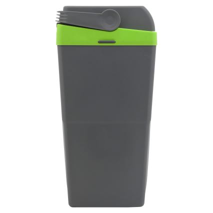 Frigorífico de carro portátil 22 l 55W/12V/230V cinzento/verde