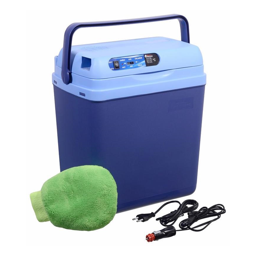 Frigorífico portátil com ecrã 48W/230/12V 25 l azul