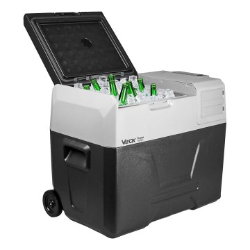 Frigorífico portátil para automóvel com visor LCD 40 l 230V/12V/24V preto