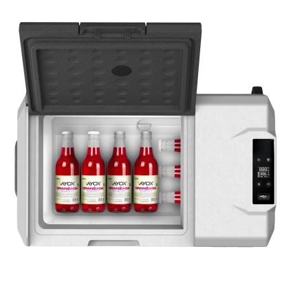 Frigorífico portátil para automóvel com visor LCD 40 l 230V/12V/24V preto