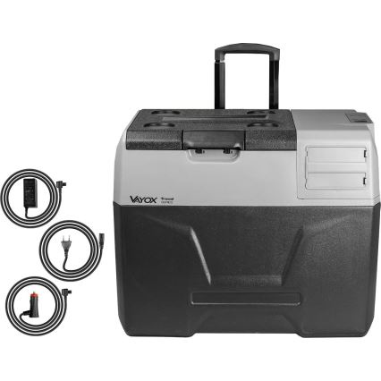Frigorífico portátil para automóvel com visor LCD 40 l 230V/12V/24V preto
