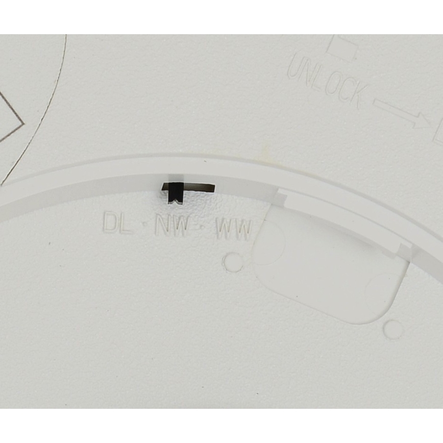 Fulgur 42361 - Iluminação de teto LED NOMY LED/24W/230V 3000/4000/6000K IP40 diâmetro 30 cm branco