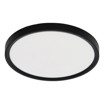 Fulgur 42362 - Iluminação de teto LED NOMY LED/24W/230V 3000/4000/6000K IP40 diâmetro 30 cm preto