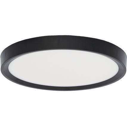 Fulgur s-42585 - Iluminação de teto LED com sensor de movimento NOMY-S LED/18W/230V 3000/4000/6000K IP40 diâmetro 23 cm preto