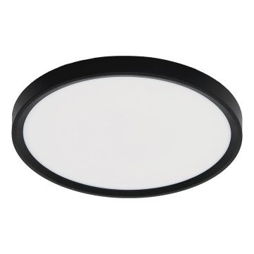 Fulgur s-42587 - Iluminação de teto LED com sensor de movimento NOMY-S LED/24W/230V 3000/4000/6000K IP40 diâmetro 30 cm preto