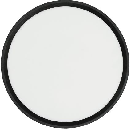 Fulgur s-42587 - Iluminação de teto LED com sensor de movimento NOMY-S LED/24W/230V 3000/4000/6000K IP40 diâmetro 30 cm preto