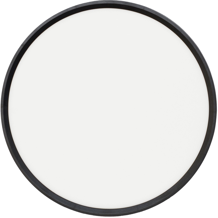 Fulgur s-42589 - Iluminação de teto LED com sensor de movimento NOMY-S LED/32W/230V 3000/4000/6000K IP40 diâmetro 40 cm preto