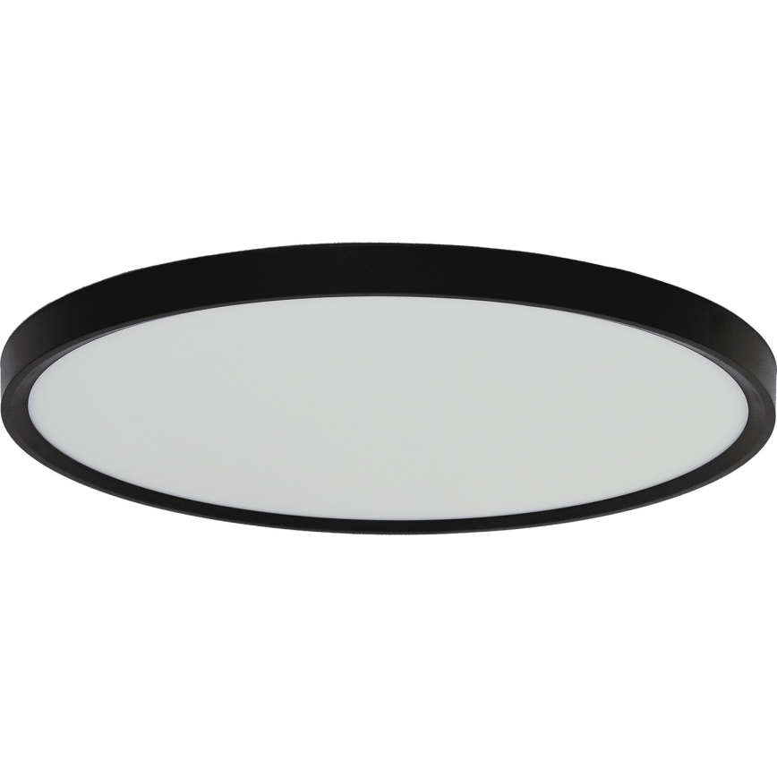 Fulgur s-42589 - Iluminação de teto LED com sensor de movimento NOMY-S LED/32W/230V 3000/4000/6000K IP40 diâmetro 40 cm preto