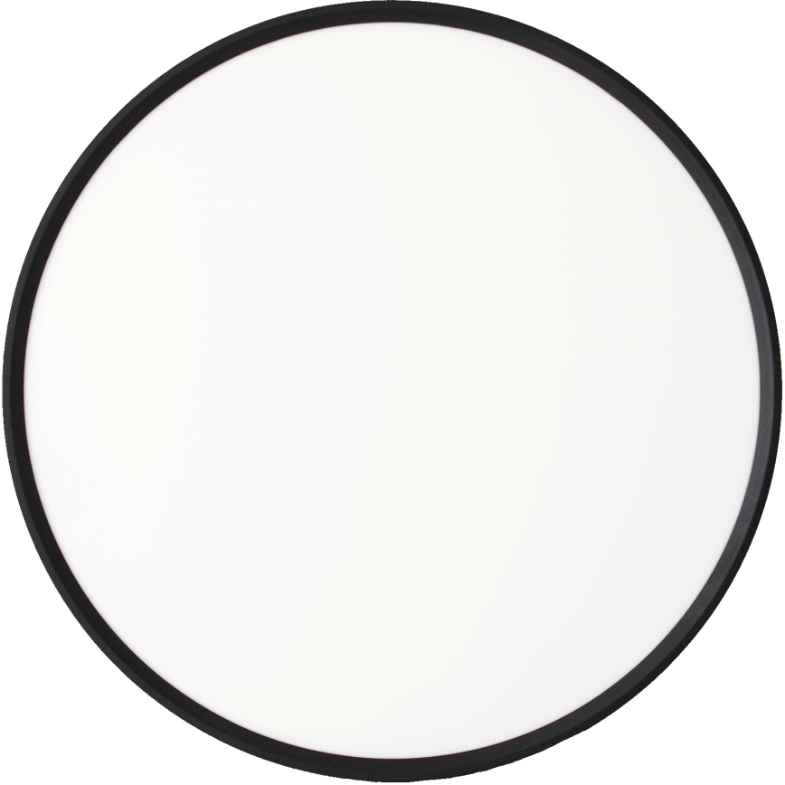 Fulgur s-42591 - Iluminação de teto LED com sensor de movimento NOMY-S LED/40W/230V 3000/4000/6000K IP40 diâmetro 50 cm preto