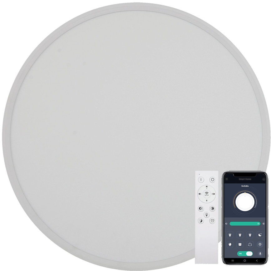 Fulgur s-43039 - Luminária de teto LED dimerizável NOMY-RC LED/40W/230V 3000/4000/6500K Ø 50 cm IP40 branca + comando remoto