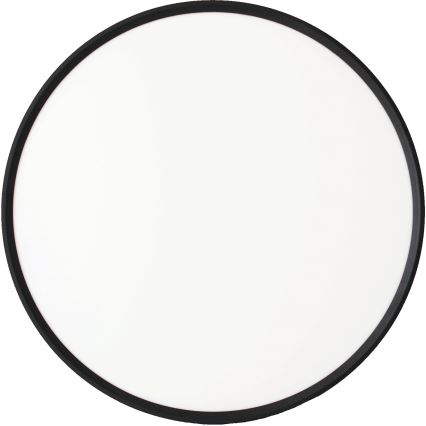 Fulgur s-43040 - Luminária de teto LED regulável NOMY-RC LED/40W/230V 3000/4000/6500K Ø 50 cm IP40 preta + controlo remoto
