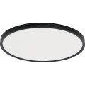 Fulgur s-43042 - Luminária de teto LED dimerizável NOMY-RC LED/50W/230V 3000/4000/6500K Ø 60 cm IP40 preta + controlo remoto