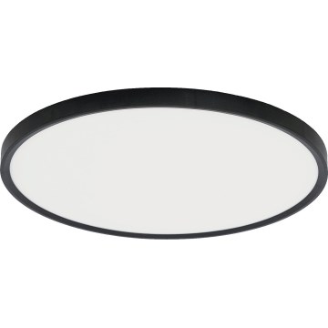 Fulgur s-43042 - Luminária de teto LED dimerizável NOMY-RC LED/50W/230V 3000/4000/6500K Ø 60 cm IP40 preta + controlo remoto