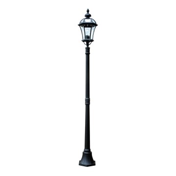 Garden Zone - Candeeiro exterior LEDBURY 1xE27/100W/230V IP44 preto