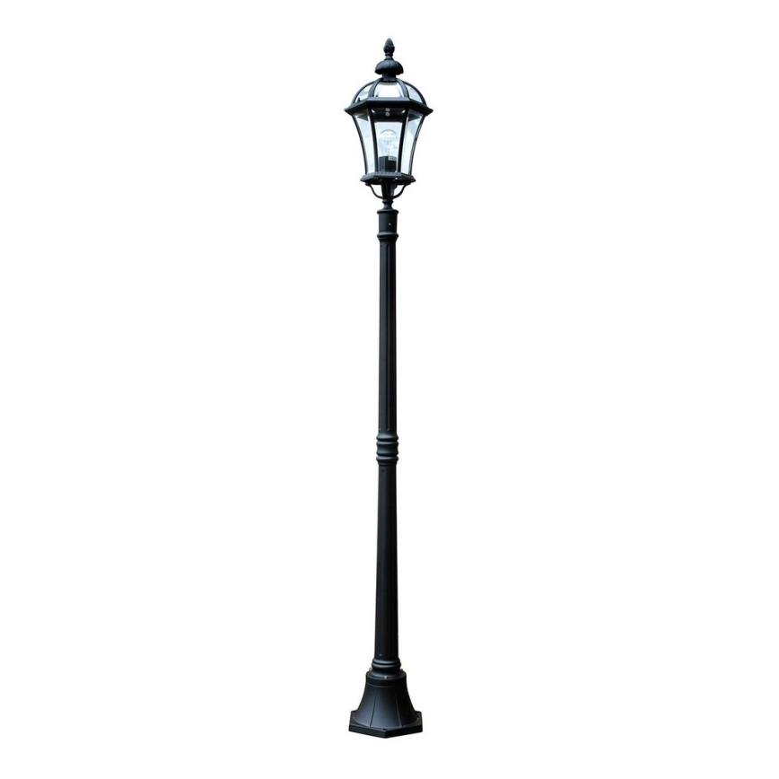 Garden Zone - Candeeiro exterior LEDBURY 1xE27/100W/230V IP44 preto