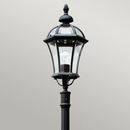 Garden Zone - Candeeiro exterior LEDBURY 1xE27/100W/230V IP44 preto