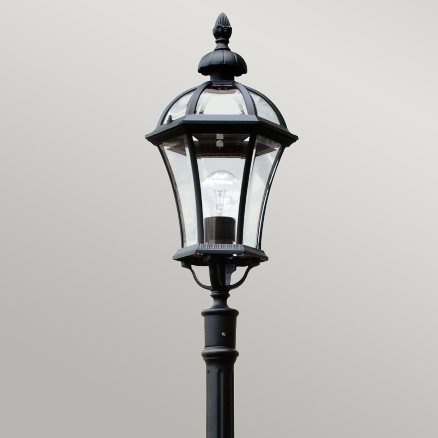 Garden Zone - Candeeiro exterior LEDBURY 1xE27/100W/230V IP44 preto