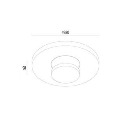 Gardino LX1421 - Iluminação de teto exterior LED TULIPANI LED/18W/230V IP54